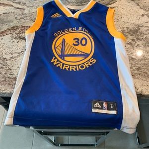 Steph curry youth small adidas basketball jersey